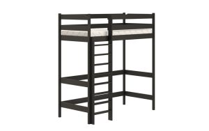 Κουκέτα SAMIO, για στρώμα 90x180, μαύρο 187x199x97cm-BOG7881