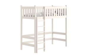 Κουκέτα SWEN, για στρώμα 80x190, λευκό 197x200x86,5cm-BOG4983