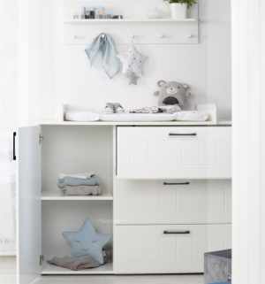 ΑΛΛΑΞΙΕΡΑ MALU 121x100,5x76cm Λευκο