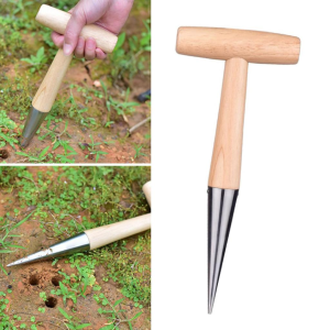 Φυτευτήρι με Ξύλινη Λαβή