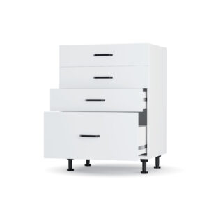 Modest Κάτω Ντουλάπι Συρταριέρα Λευκό 60x48x82 εκ