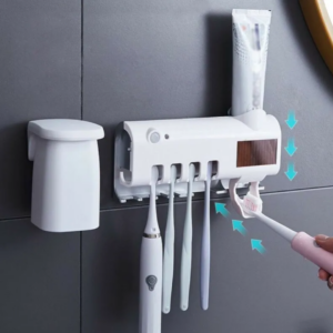 Επιτοίχια Θήκη για Οδοντόβουρτσες - Multi Function Toothbrush Sterilizer