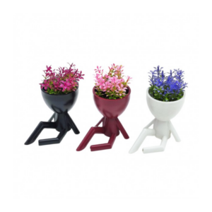 Γλαστράκι με Φυτό Ανθρωπάκι No.5 Sidirela