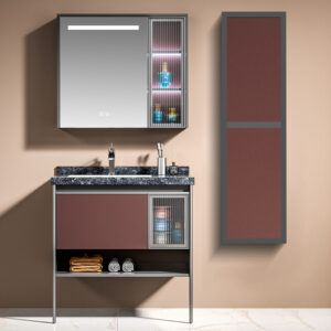 Καθρέφτης ERIETE LED 90cm χρ. ANTHRACITE κωδ. 3MERI090ANΤ