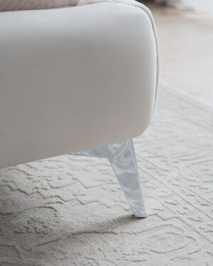 Υπέρδιπλο κρεβάτι Amelina για στρώμα 180x200cm με αποθηκευτικό χώρο και τελάρο, Μπεζ 220x230x110cm - AL-FRE458