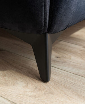 Υπέρδιπλο κρεβάτι Porto για στρώμα 180x200cm με αποθηκευτικό χώρο και τελάρο, Μαύρο 246x227x111cm - AL-POR458