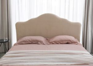 Υπέρδιπλο κρεβάτι Magic για στρώμα 180x200cm με αποθηκευτικό χώρο και τελάρο, Μπεζ 208x220x115cm - AL-MAJ458