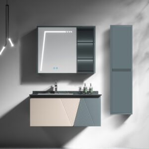 Καθρέφτης VICTORIA LED 90cm χρ. PETROL κωδ. 3MVIC090PET