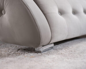 Διπλό κρεβάτι Jeremy για στρώμα 140x200cm με τελάρο, Γκρι 180x240x95cm - AL-JER458