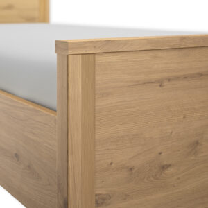 Lugano κρεβάτι διπλό 209x146x80εκ. ( για στρώμα 140x190εκ. ή 140x200εκ. ) Artisan Oak