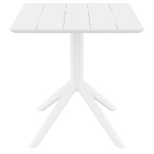 PARIS WHITE 70X70X74εκ. ΤΡΑΠΕΖΙ ΠΟΛ/ΝΙΟΥ