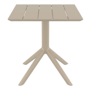 PARIS TAUPE 70X70X74εκ. ΤΡΑΠΕΖΙ ΠΟΛ/ΝΙΟΥ