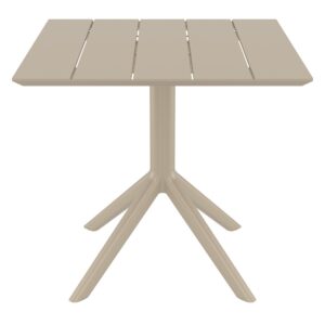 PARIS TAUPE 80X80X74εκ. ΤΡΑΠΕΖΙ ΠΟΛ/ΝΙΟΥ