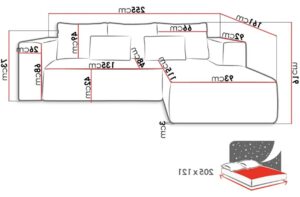 Γωνιακός καναπές - Κρεβάτι Striper με αποθηκευτικό χώρο, 255x161x91cm, Πράσινο - Δεξιά Γωνία - PL9467