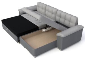 Γωνιακός καναπές - κρεβάτι Liani με αποθηκευτικό χώρο, 280x160x76, Ροζ - Αριστερή Γωνία - PL3875