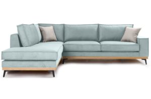 Γωνιακός καναπές Coli, 290x235x95cm, Μέντα - Αριστερή Γωνία - PL5420