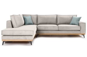 Γωνιακός καναπές Coli, 290x235x95cm, Εκρού - Αριστερή Γωνία - PL9842