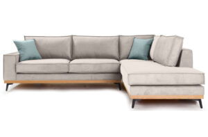 Γωνιακός καναπές Coli, 290x235x95cm, Εκρού - Δεξιά Γωνία - PL9837