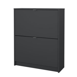 Shoes παπουτσοθήκη με 2 πτυσσόμενες πόρτες ( έως 12 ζευγάρια παπούτσια ) 70,3x24x85,2cm. Γκρι