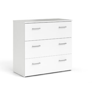 Space συρταριέρα με 3 συρτάρια 74,1x35,95x69,9εκ. Λευκό