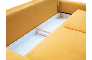 Καναπές - κρεβάτι Art με αποθηκευτικό χώρο , 244x102x92cm, Πορτοκαλί - PL1937