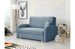 Καναπές - κρεβάτι Vina Soft με αποθηκευτικό χώρο, 133x98x85, Γαλάζιο - PL1920