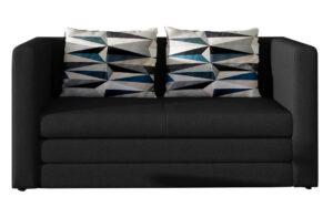 Καναπές - κρεβάτι Nora, 132x70x65cm, Μαύρο - PL1739