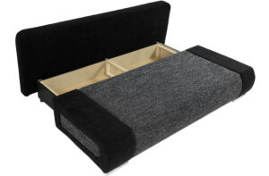 Καναπές - κρεβάτι Mena με αποθηκευτικό χώρο, 200x92x77cm, Καφέ - PL1638