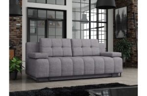 Καναπές - κρεβάτι Rena με αποθηκευτικό χώρο, 200x90x90cm, Γκρι ανοιχτό - PL6482