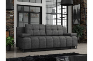 Καναπές - κρεβάτι Rena με αποθηκευτικό χώρο , 200x90x90cm, Γκρι σκούρο - PL7389