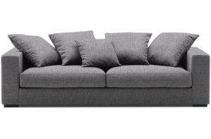 Καναπές - Διθέσιος Palo , 140x90x71cm, Γκρι ανοιχτό - PL5492