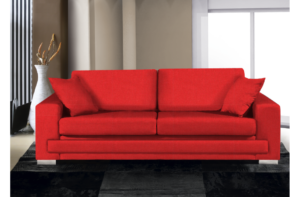 Καναπές - Διθέσιος Matu, 165x90x71cm, Κόκκινο - PL1927