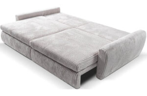 Καναπές - Κρεβάτι Τριθέσιος Lato με αποθηκευτικό χώρο , 280x142x91cm , Γκρι ανοιχτό - PL4527