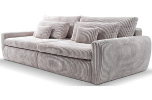 Καναπές - Κρεβάτι Τριθέσιος Lato με αποθηκευτικό χώρο , 280x142x91cm , Γκρι ανοιχτό - PL4527