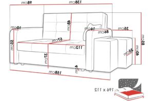 Καναπές - κρεβάτι Vima Διθέσιος με αποθηκευτικό χώρο , 138x98x85cm, Μουσταρδί - Δεξιά Γωνία - PL7936