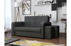 Καναπές - κρεβάτι Vima Διθέσιος με αποθηκευτικό χώρο , 138x98x85cm, Γκρι σκούρο - Δεξιά Γωνία - PL2537