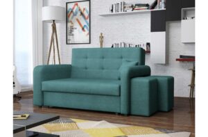 Καναπές - κρεβάτι Vima Διθέσιος με αποθηκευτικό χώρο , 138x98x85cm , Κυανό - Δεξιά Γωνία - PL4836