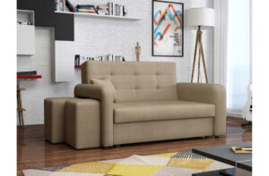 Καναπές - κρεβάτι Vima Διθέσιος με αποθηκευτικό χώρο , 138x98x85cm, Μπεζ - Αριστερή Γωνία - PL3271