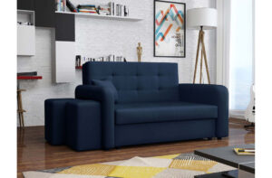 Καναπές - κρεβάτι Vima Διθέσιος με αποθηκευτικό χώρο , 138x98x85cm, Μπλε σκούρο - Αριστερή Γωνία - PL1326