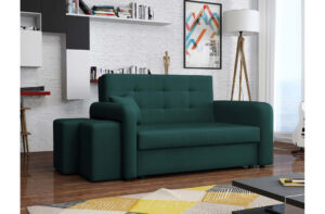 Καναπές - κρεβάτι Vima Διθέσιος με αποθηκευτικό χώρο , 138x98x85cm, Πράσινο σκουρο - Αριστερή Γωνία - PL7253