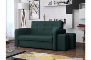 Καναπές - κρεβάτι Vima Διθέσιος με αποθηκευτικό χώρο , 138x98x85cm, Πράσινο σκουρο - Δεξιά Γωνία - PL2745