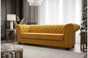 Καναπές Mountry , 190x95x72cm, Κίτρινο - PL4678