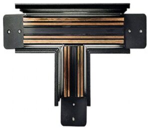 V-TAC Σύνδεσμος Ράγας Φωτιστικών Ταφ Μαύρος για Σποτ σε Μαύρο Χρώμα 7975