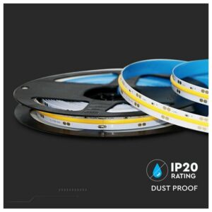 V-TAC Ταινία Led 24V 10W COB 421LEDS/m 120° Φυσικό Λευκό IP20 2668 (5 μέτρα)