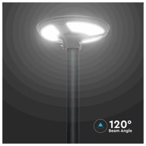 V-TAC Ηλιακό Φωτιστικό Κήπου LED SMD 7.5W Αδιάβροχο IP65 1000lm 120° με Αισθητήρα RF και Χειριστήριο Ψυχρό Λευκό Μαύρο Σώμα 5151