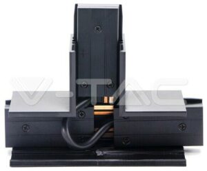 V-TAC Σύνδεσμος Ράγας Φωτιστικών Ταφ Μαύρος για Σποτ σε Μαύρο Χρώμα 7975