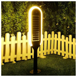 V-TAC Ηλιακό Φωτιστικό Κήπου LED SMD 2σε1 5W με Αισθητήρα Μέρας-Νύχτας και Κίνησης Αδιάβροχο IP65 400lm 120° Ζεστό Λευκό Μαύρο Σώμα 6666