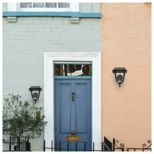 LED SOLAR WALL LAMP 3000K+6000K MATT BLACK BODY