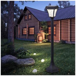 V-TAC LED ηλιακό φωτιστικό κήπου δαπέδου 2W IP65 CCT με μαύρο σώμα 2891