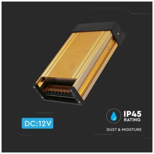 V-TAC Τροφοδοτικό Μεταλλικό/Πλαστικό IP45 DC:12V 150W 3231